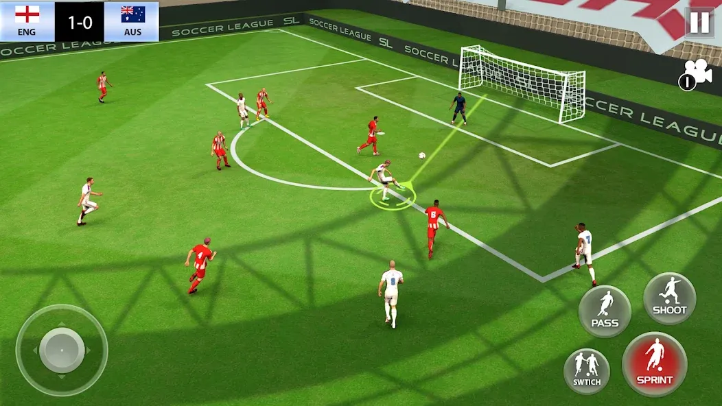 Play Football: Soccer Games (тар Футбол 23) [МОД: Деньги, Монеты и Меню MOD] Screenshot 2