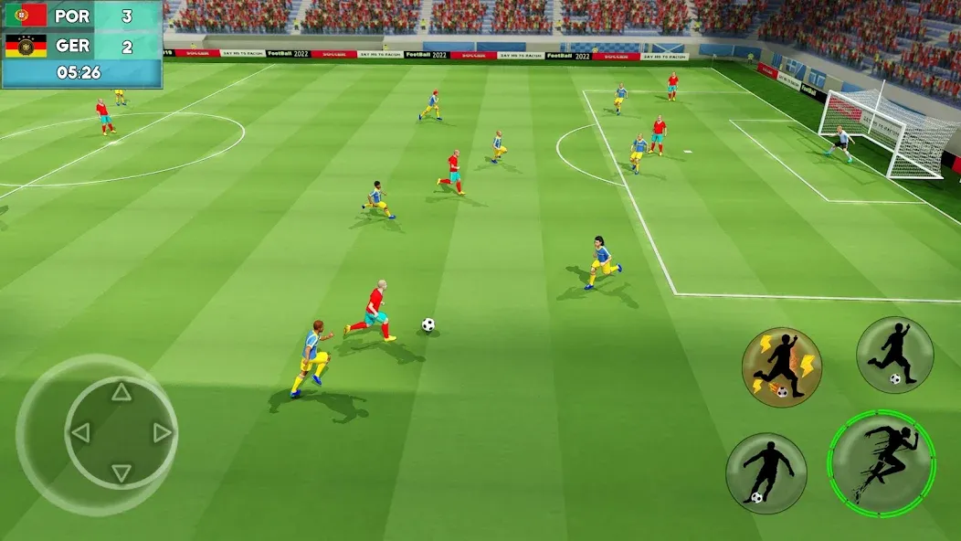 Play Football: Soccer Games (тар Футбол 23) [МОД: Деньги, Монеты и Меню MOD] Screenshot 3