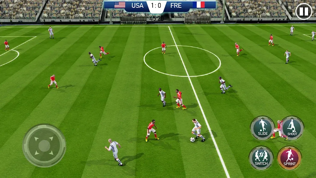 Play Football: Soccer Games (тар Футбол 23) [МОД: Деньги, Монеты и Меню MOD] Screenshot 4