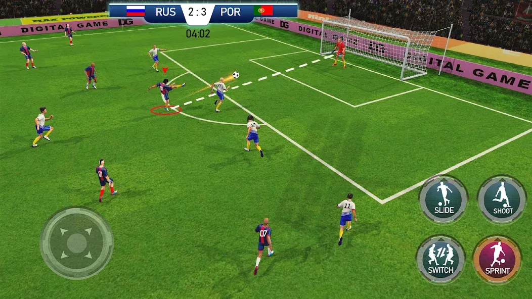Play Football: Soccer Games (тар Футбол 23) [МОД: Деньги, Монеты и Меню MOD] Screenshot 5