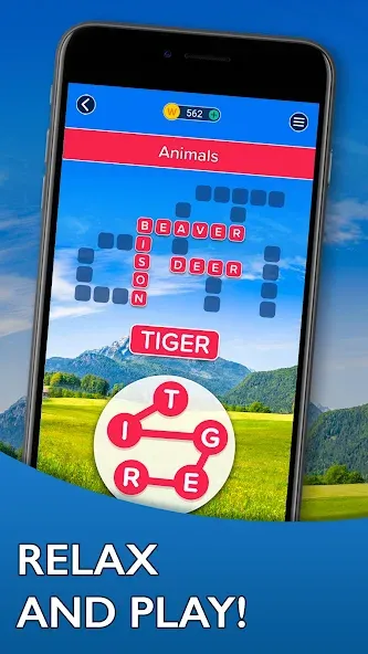 Word Trip (Уорд Трип) [МОД: Все открыто, Дополнительные деньги и Меню MOD] Screenshot 1
