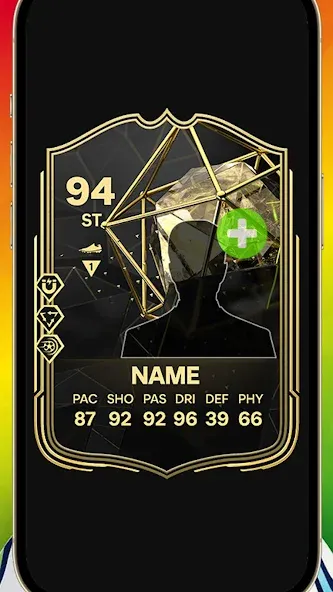 FC Card Creator (ФУТ) [МОД: Много денег, Монет и Все открыто] Screenshot 1
