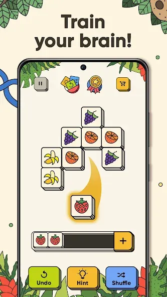3 Tiles - Tile Matching Games (Тайлс) [МОД: Меню, Бесконечные монеты и Открытые уровни] Screenshot 2