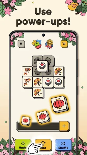 3 Tiles - Tile Matching Games (Тайлс) [МОД: Меню, Бесконечные монеты и Открытые уровни] Screenshot 4