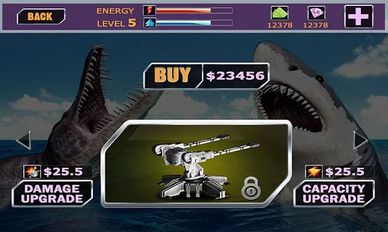 Скачать взломанную Sea Monster Shooting Strike 3D (Взлом на монеты) на Андроид