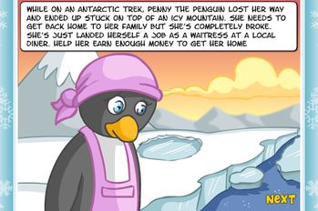 Скачать взломанную Penguin Diner (Мод много денег) на Андроид