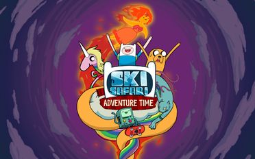 Скачать взломанную Ski Safari: Adventure Time (Мод все открыто) на Андроид