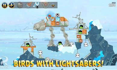 Скачать взломанную Angry Birds Star Wars HD (Взлом на монеты) на Андроид