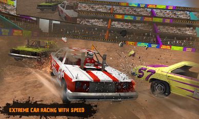 Скачать взломанную Demolition Derby Xtreme гонки (Мод все открыто) на Андроид