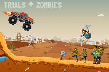 Скачать взломанную Zombie Road Trip Trials (Мод все открыто) на Андроид