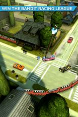 Скачать взломанную Smash Bandits Racing (Мод все открыто) на Андроид