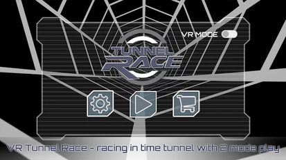 Скачать взломанную VR Tunnel Race Free (2 modes) (Взлом на монеты) на Андроид