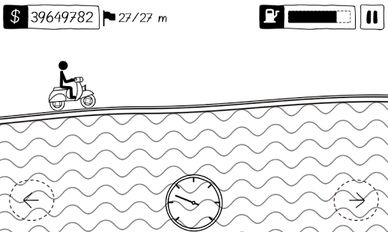 Скачать взломанную Stickman Motocross Hill Climb (Мод много денег) на Андроид