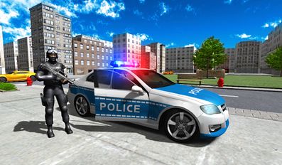 Скачать взломанную Police Car Driver City (Взлом на монеты) на Андроид