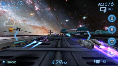 Скачать взломанную Space Racing 3D - Star Race (Мод все открыто) на Андроид