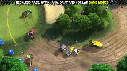 Скачать взломанную Reckless Racing 3 (Мод все открыто) на Андроид