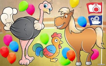 Скачать взломанную Дети головоломка - 82 животных (Мод все открыто) на Андроид