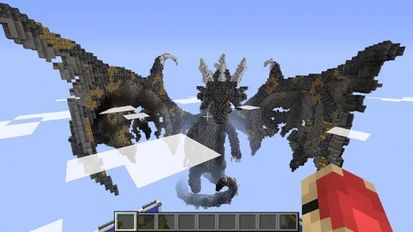 Скачать взломанную Dragons Ideas Minecraft (Мод все открыто) на Андроид