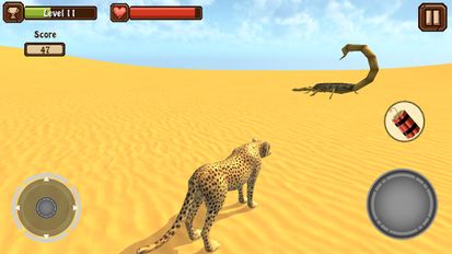 Скачать взломанную Cheetah Revenge Simulator 3D (Мод много денег) на Андроид