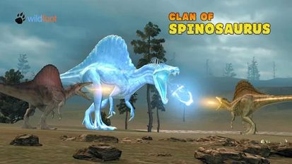 Скачать взломанную Clan of Spinosaurus (Мод все открыто) на Андроид