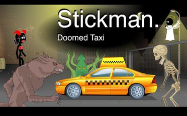 Скачать взломанную Stickman mentalist Doomed taxi (Мод много денег) на Андроид