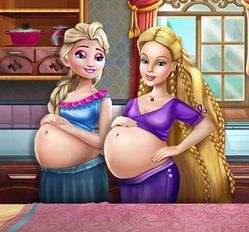 Скачать взломанную Elsa & Ellie Pregnant BFFs (Мод все открыто) на Андроид