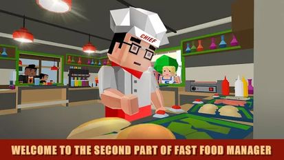 Скачать взломанную Burger Chef: Cooking Sim - 2 (Мод много денег) на Андроид