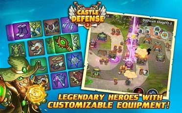 Скачать взломанную Castle Defense 2 (Мод все открыто) на Андроид