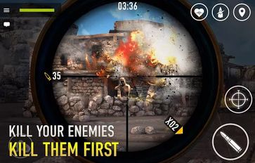 Скачать взломанную Снайпер Арена: 3Д онлайн шутер (Взлом на монеты) на Андроид