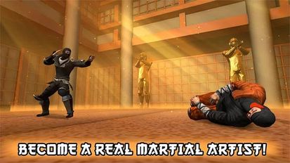 Скачать взломанную Ninja Kung Fu Fighting 3D – 2 (Мод много денег) на Андроид