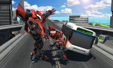 Скачать взломанную Футуристический Робот битвы (Мод все открыто) на Андроид