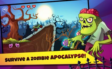 Скачать взломанную Zombie Shooting Race Adventure (Взлом на монеты) на Андроид