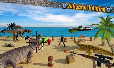 Скачать взломанную Аллигатор выживания Охота (Взлом на монеты) на Андроид