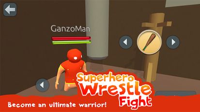 Скачать взломанную Superhero Wrestle Fight (Мод все открыто) на Андроид