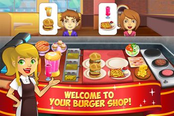 Скачать взломанную My Burger Shop 2 (Мод все открыто) на Андроид
