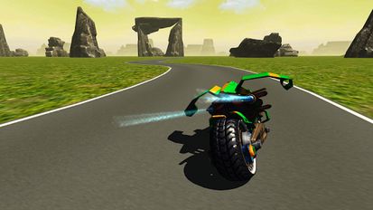 Скачать взломанную Flying Motorbike Stunt Rider (Взлом на монеты) на Андроид