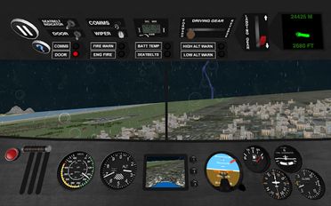 Скачать взломанную Airplane Pilot Sim (Взлом на монеты) на Андроид