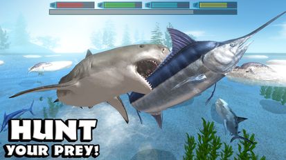 Скачать взломанную Ultimate Shark Simulator (Мод все открыто) на Андроид