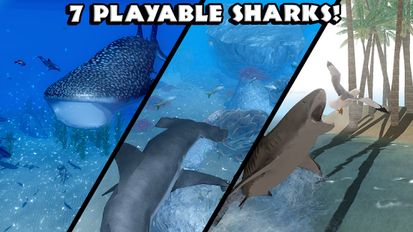 Скачать взломанную Ultimate Shark Simulator (Мод все открыто) на Андроид
