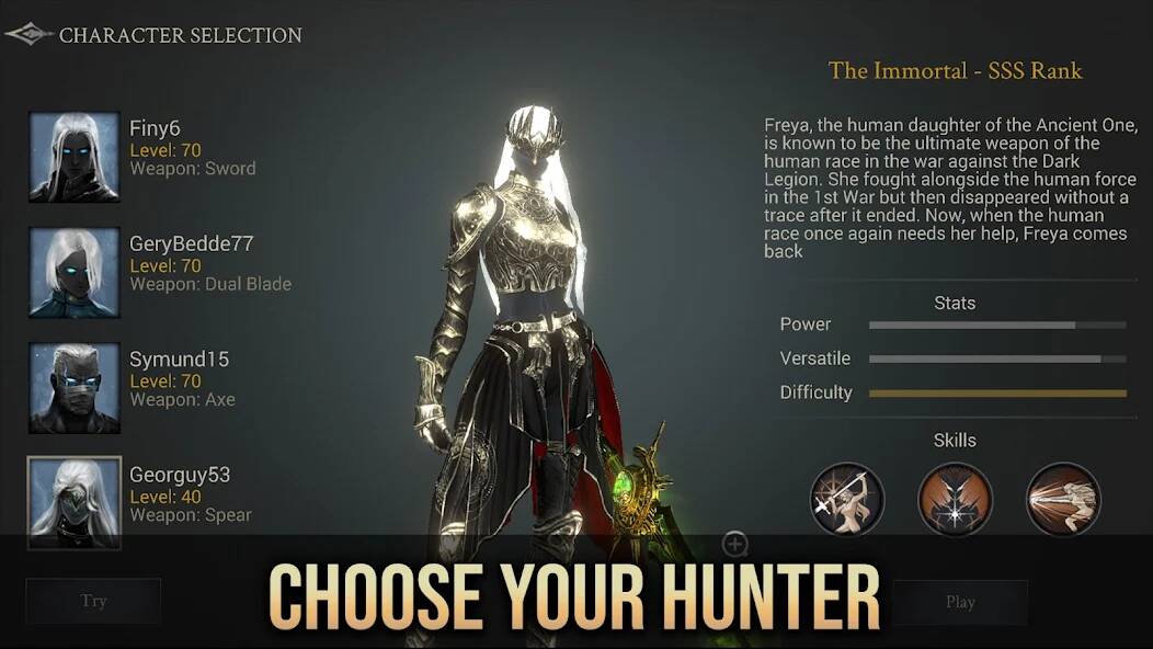 Скачать Demon Hunter: Premium (Много денег) на Андроид