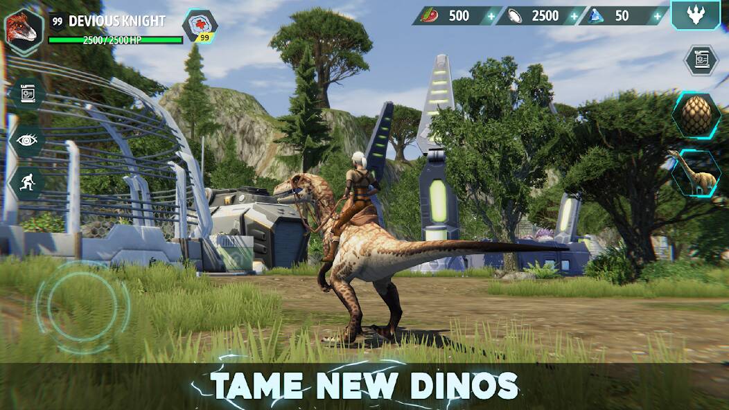 Скачать Dino Tamers - Jurassic MMO (Много денег) на Андроид