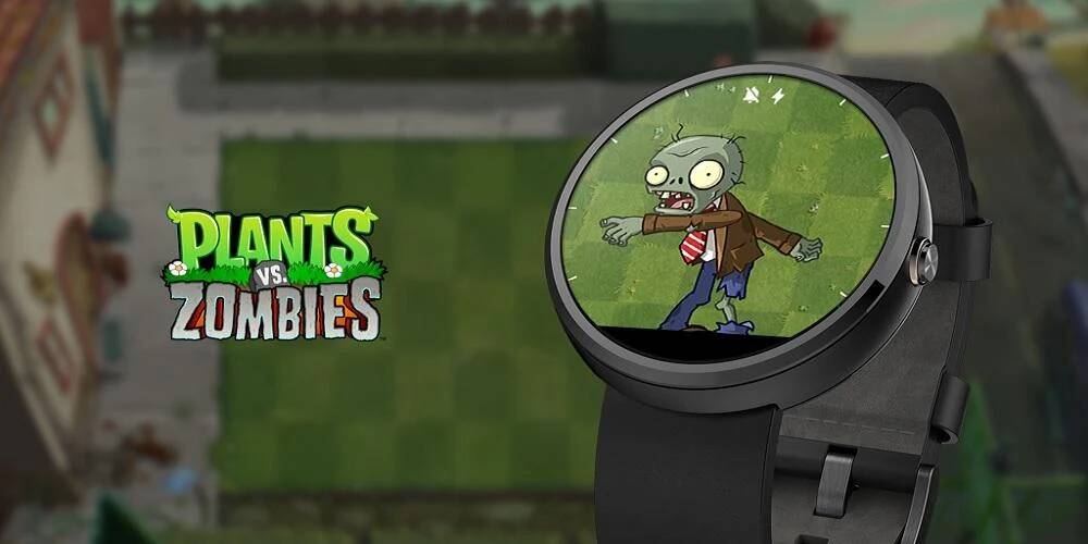 Скачать Plants vs. Zombies™ Watch Face (Много монет) на Андроид