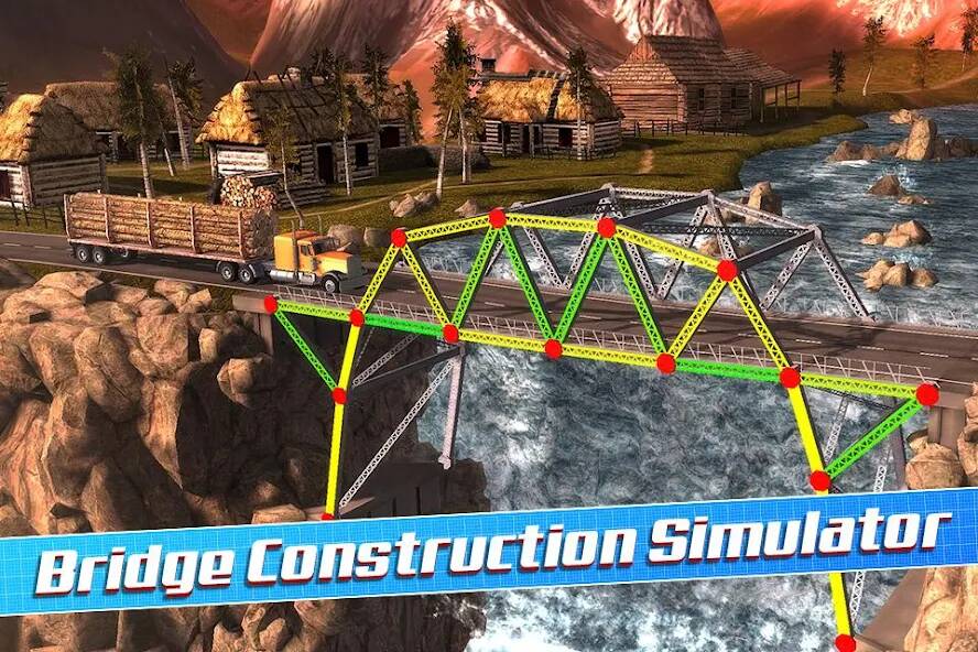 Скачать Bridge Construction Simulator (Разблокировано все) на Андроид