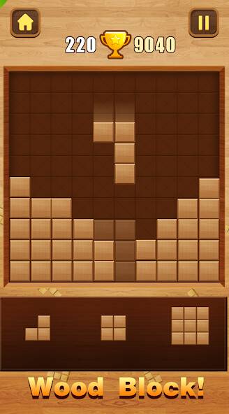 Скачать Wood Block Puzzle (Много монет) на Андроид