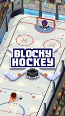 Скачать взломанную Blocky Hockey - Ice Runner (Мод все открыто) на Андроид