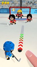 Скачать взломанную Blocky Hockey - Ice Runner (Мод все открыто) на Андроид