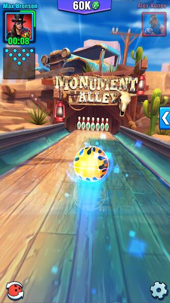 Скачать Bowling Crew — 3D боулинг игра (Много монет) на Андроид
