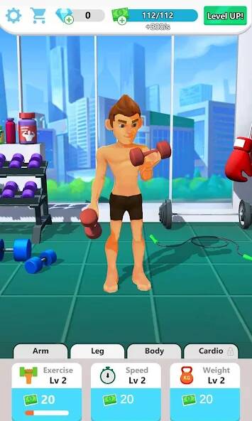 Скачать Muscle Tycoon 3D: MMA Boxing (Много денег) на Андроид