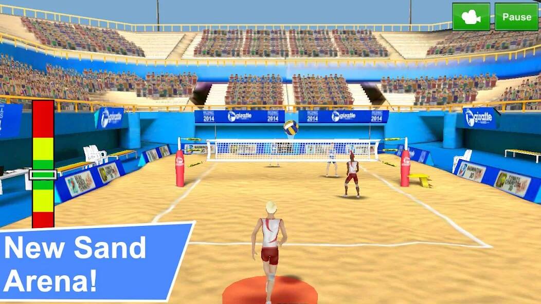 Скачать Волейбол 3D (Много денег) на Андроид