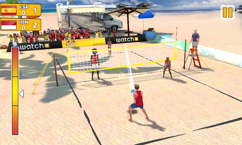 Скачать Пляжный волейбол 3D (Много монет) на Андроид